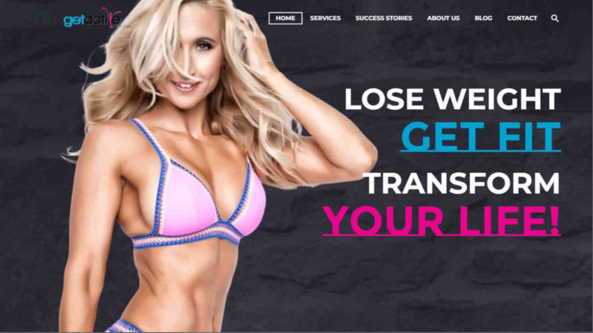 A Fitness website developed by Digital Marketing Australia