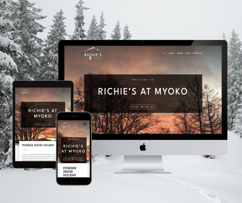 Richie's at Myoko website design project