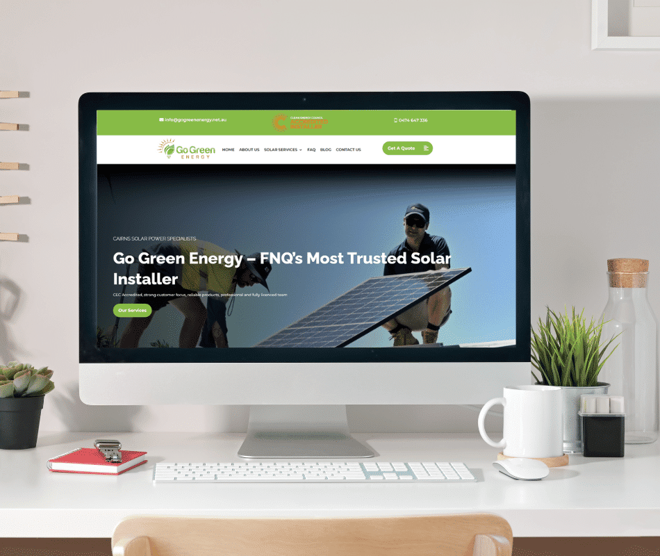 Go Green Energy Website upgrade project
