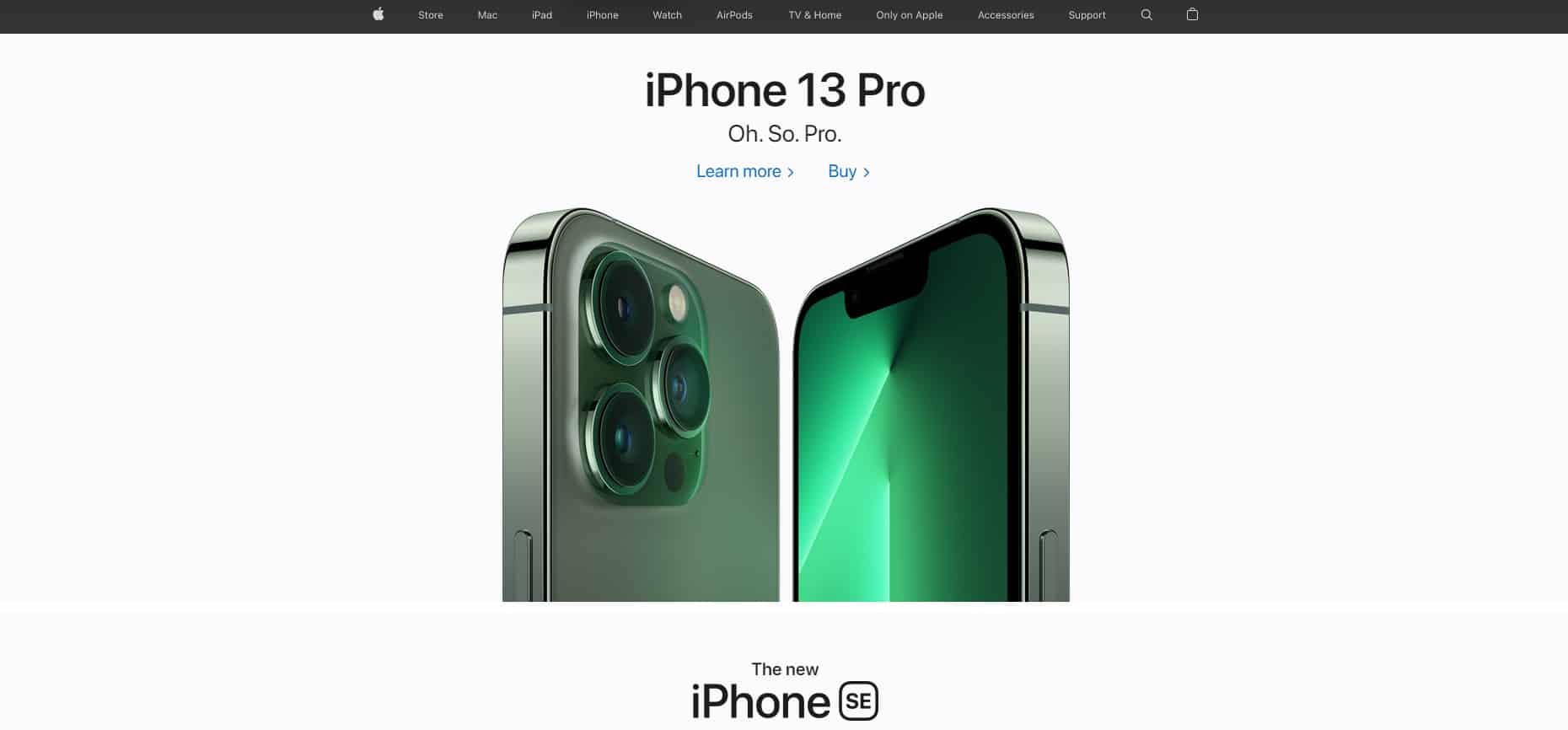 Apple's new improved web design